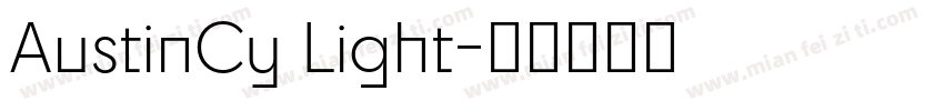 AustinCy Light字体转换